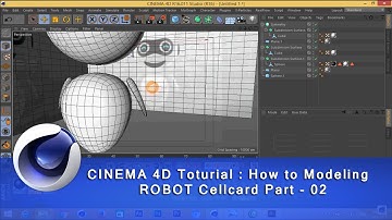 CINEMA 4D Tutorial | ROBOT Cellcard​ Part - 02