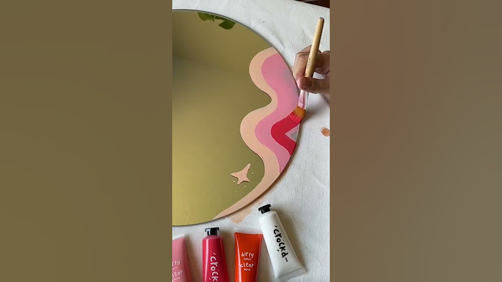 Your Next DIY Project? New Mirror Painting! ✨ w/ Crockd Acrylic Paint