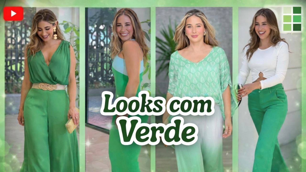 🟣𝗟𝗢𝗢𝗞𝘀 𝗖𝗢𝗠 𝗡𝗨𝗔𝗡𝗖𝗘𝗦 𝗩𝗘𝗥𝗗𝗘 𝗨𝗠 𝗩𝗜𝗦𝗨𝗔𝗟 𝗘𝗟𝗘𝗚𝗔𝗡𝗧𝗘 𝗘 𝗖𝗛𝗔𝗥𝗠𝗢𝗦𝗢, 𝗜𝗱𝗲́𝗶𝗮𝘀 𝗱𝗲 𝗟𝗼𝗼𝗸𝘀 𝗺𝗼𝗱𝗲𝗿𝗻𝗼𝘀 𝟮𝟬𝟮𝟰