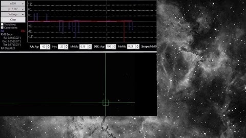 PHD2 Auto Guiding with my CGX Mount, (Rosette Nebula)