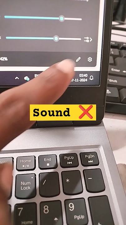 Lenovo 83DV Series Laptop Sound Audio Not Working Problem#macnitesh#2024short#keyboardtricks