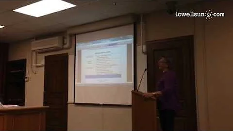Chelmsford Facilities Director Kathleen Canavan on...