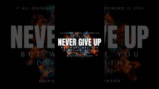 NEVER GIVE UP! Especially when #God is with you ❤️🫂 #baltimore #faith #church #youtubeshorts #fyp