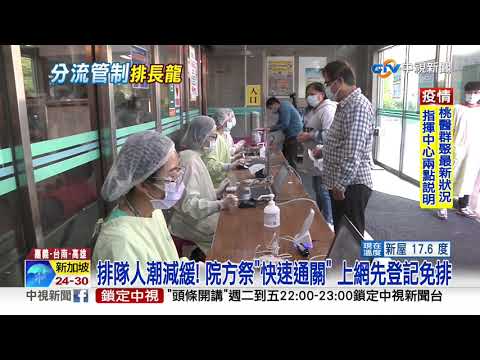 驚! 入院"驗身分"門口塞到爆 民眾:等20分鐘│中視新聞 20210126