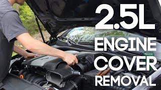 How to Remove a Volkswagen Engine Cover (2.5L)