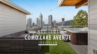 ROOFTOP PATIO WITH HOT TUB! 611-707 Como Lake Ave, Coquitlam