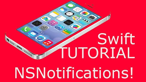 Swift (iOS) NSNotification Tutorial