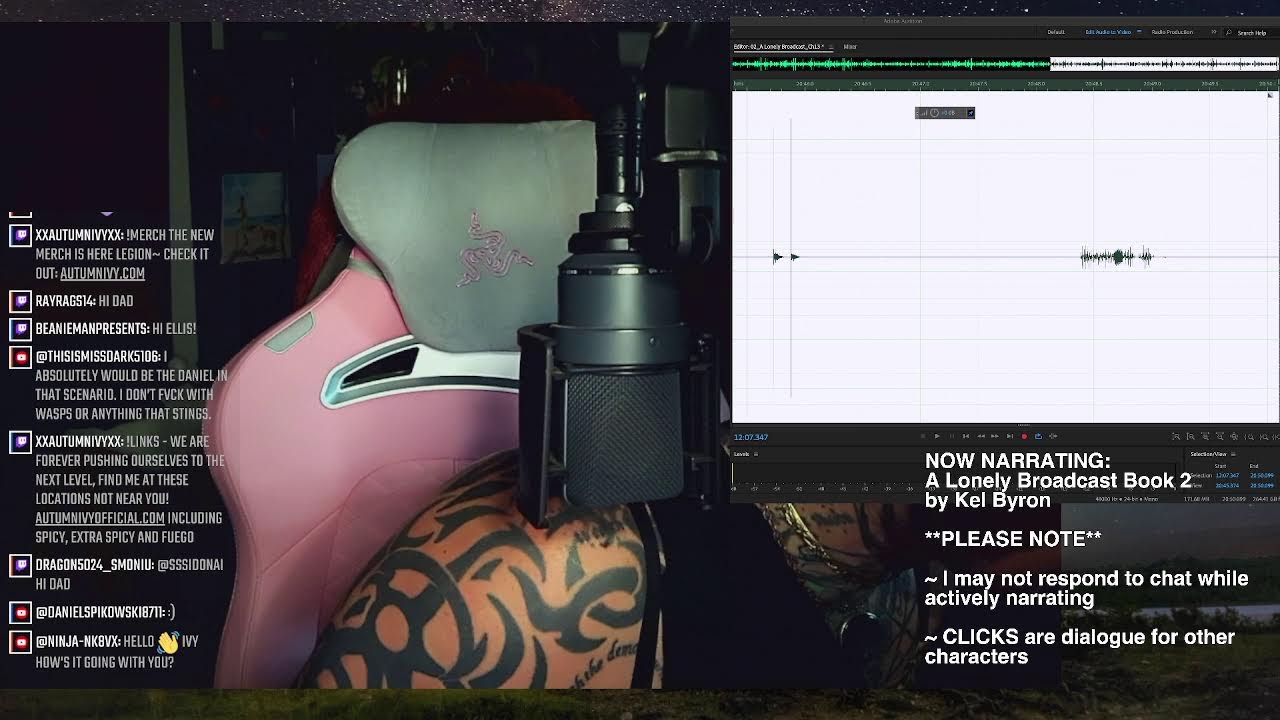 Narrating A Lonely Broadcast Book 2 LIVE!