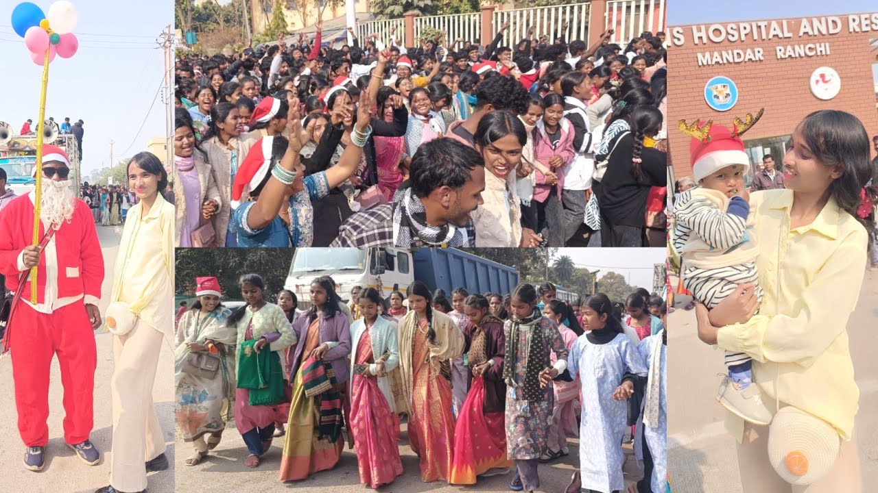 मांडर में 8 चर्च मिल कर Christmas Carnival में यीशु मसीह के जनम का जश्न मनाया 🥳 @Glam683 