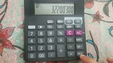 Hidden feature of CASIO MJ 12D/ memory clear function/ Casio MJ 12D