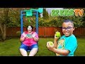 SPLASH DUNK TANK CHALLENGE! Water Balloons & 3 Marker Challenge!