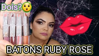 BATONS RUBY ROSE 2 EM 1💄
