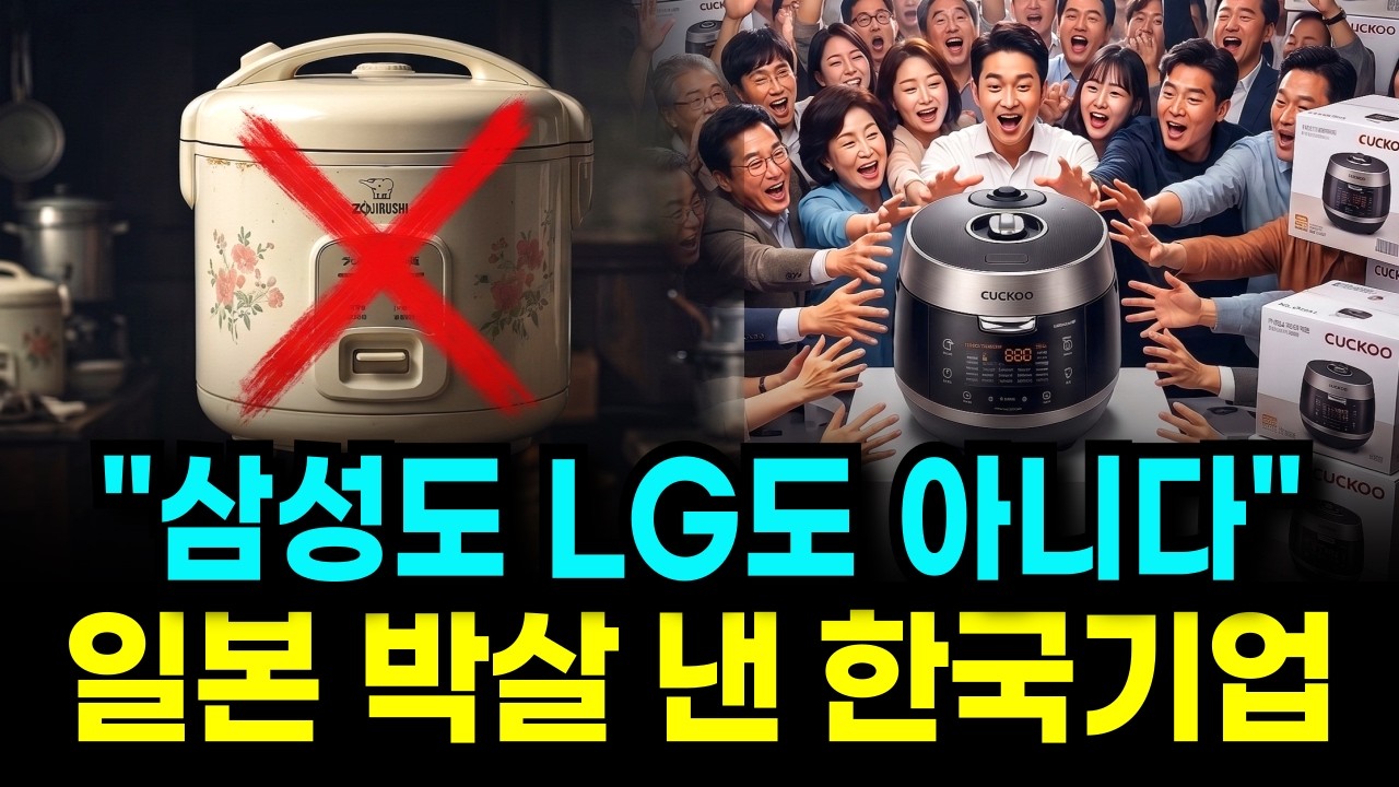일본의 자존심 '코끼리 밥솥'의 몰락, 한국이 일본 밥상을 점령한 진짜 이유