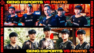 FNATIC TAKE ON THE BEST PLAYER IN THE WORLD - GEN vs FNC | MSI 2024 w/ Jiizuke