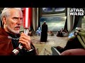 Why dooku was never on the jedi high council and how it pushed him to the sith order legends