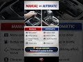Manual vs Automatic 😳 Which One is Better?