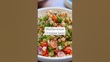 Mediterranean Chickpea Salad Recipe | Balela Salad
