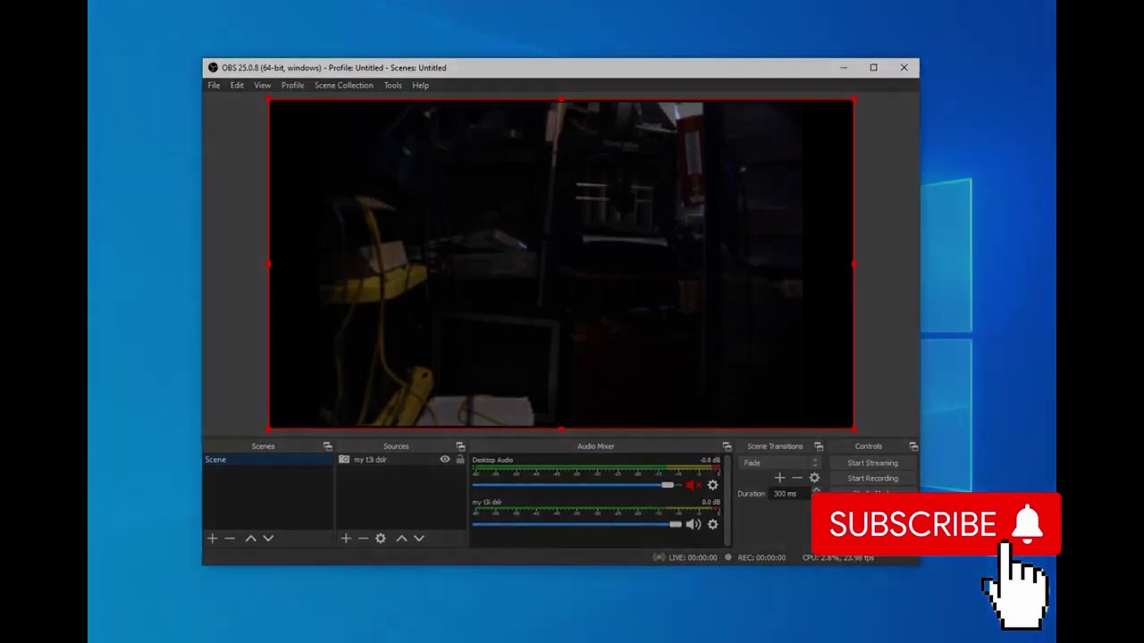 Use you old Canon DSLR (t3i) as a webcam for free !!!! YouTube