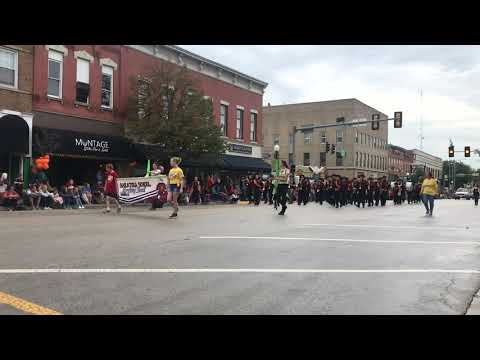 Saratoga School Marching Band @ the 2019 Grundy County Cornfest parade Morris, IL
