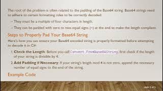 How to Correctly Decode Base64 Strings in C#  Using Convert.FromBase64String