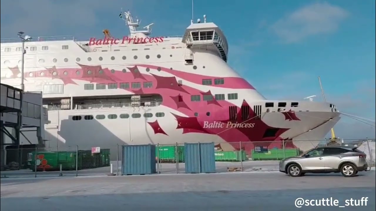 M/S Baltic Princess at Turku harbour 18/02/2026