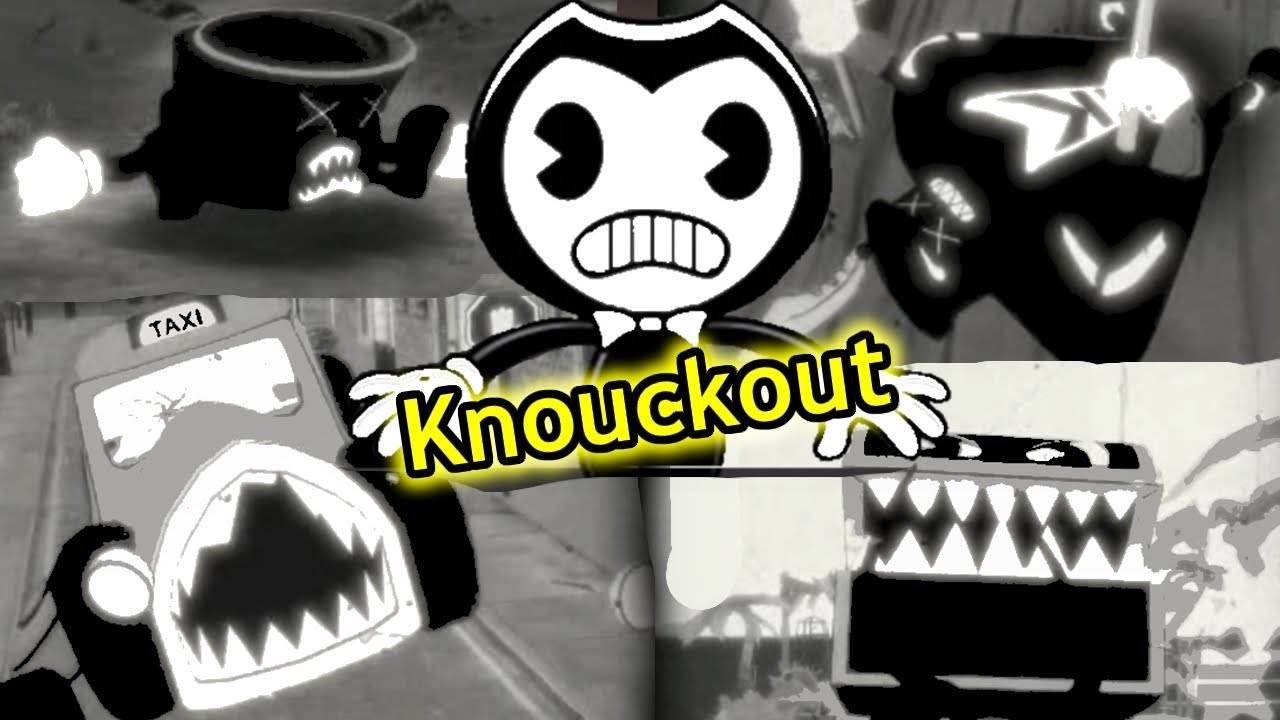 Bendy in Nightmare Run - All Bosses Defeat Animations 