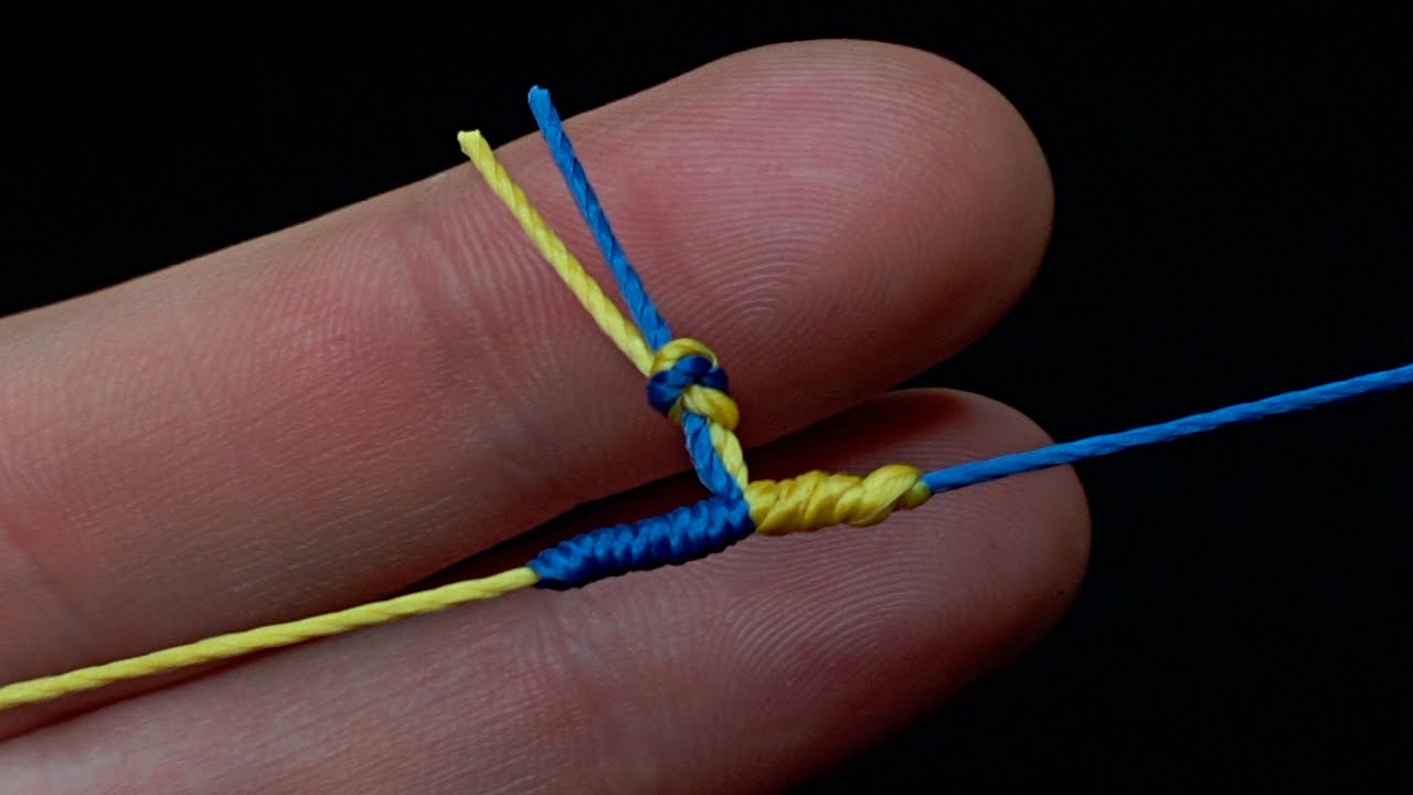 Easiest knot to connect fishing lines! YouTube