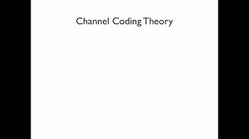 Chapter 7 Discrete Memoryless Channels - Section 7.5 A Discussion