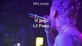 Lil Peep - Lil Jeep (Lyrics)