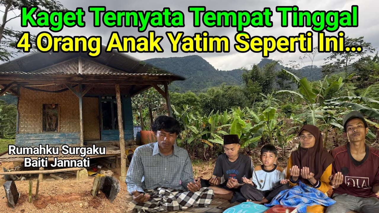 Nyata Terjadi 4 Anak Yatim Ini Tinggal Di Rumah Yang Tembus Pandang Ibunya Mak Enah Ternyata…