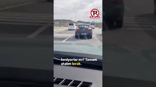 İstanbulda Trafik Ine Dikkat Çeken Olay Göktürkten Kağıthaneye Giderken Yaşanan Olayda,