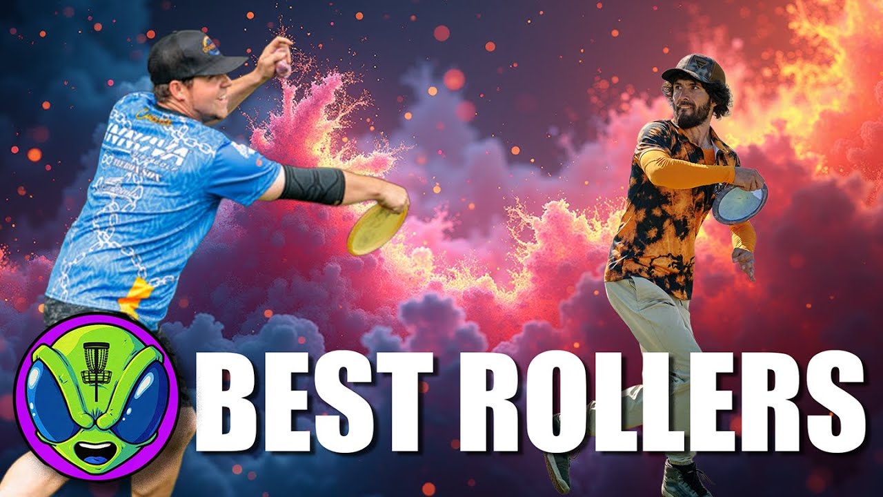 Инопланетянин, увлекающийся диск-гольфом, *реагирует* на невероятные броски в диск-гольфе!