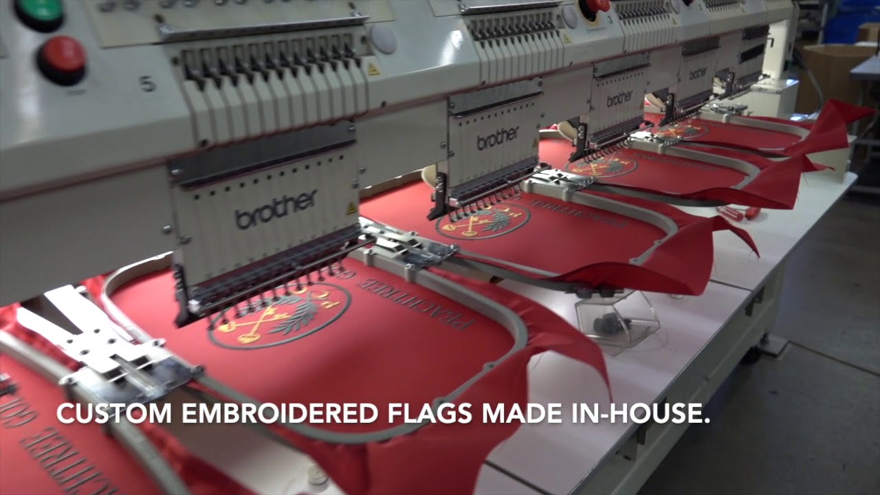 A Look Inside Our Flag Shop