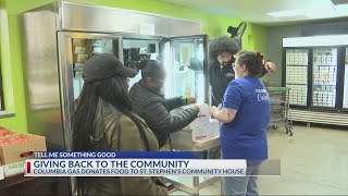Columbus-based utility company gives back