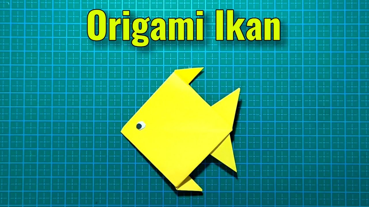  Cara  membuat  origami  ikan  yang mudah YouTube
