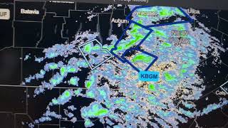 Snow Squall Warning On Station WXL38 (Binghamton, NY) EAS #145