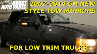 Full Tow Mirror Install: (20072014) Silverado & Sierra Trucks (LS, LT, SL, SLE)  Boost Auto Parts