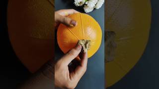 DIY Easy Cute Pumpkin Decoration 🎃|| Best Out Of Waste Balloon Craft #shorts
