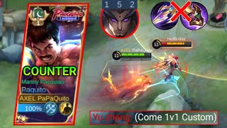 This Is How You Counter Yu Zhong In Sidelane Using Paquito  Paquito Destroy Yu Zhong Mlbb