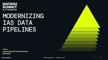 Modernizing Data Pipelines with Databricks: IAS Journey