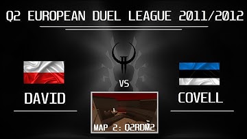 Quake2 EDL #10 Groupstage 6th match | David vs CoVell - 2nd map q2rdm2
