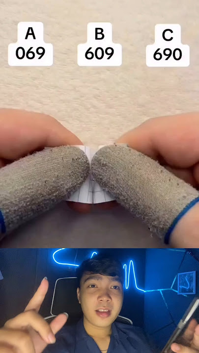 What is the number on this paper? Try to focus your eyes😱