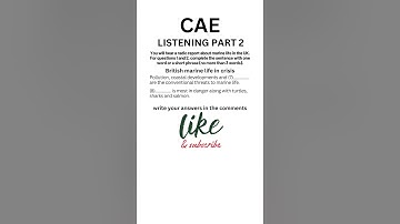 C1 Certificate Advanced English (CAE) Listening Part 2 - Test 2024 #cae #caexams  #learnenglish