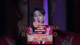 Download Lagu LUARR BIASAA RAIH ALL S.O ARBIL NYANYIKAN LAGU TERCANTIK DI DUNIA PART SONG #viral #trending #fyp MP3