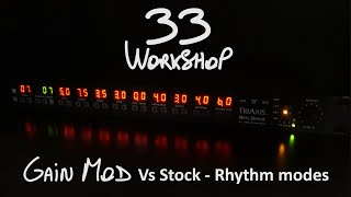 Mesa Boogie - Triaxis Gain Mod Vs Stock - Rhythm modes