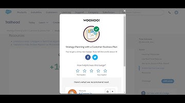 Strategy Planning with a Customer Business Plan || Trailhead Salesforce #2024