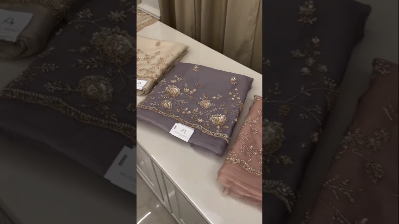 "Beautiful Heavy Embroidery Fabrics | Designer Lookbook 2025" 