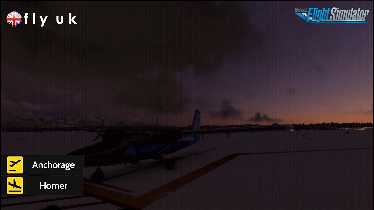 Anchorage to Homer MSFS 2020 Fly Uk YouTube