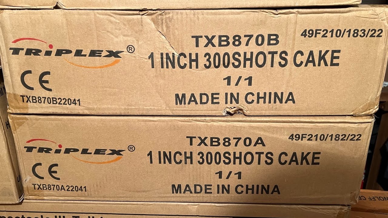 Triplex Txb 869 600 Schuss 80 Kilo Triplex - TXB870AB 600 shots - vuurwerk - YouTube