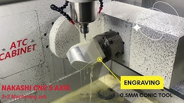 3 + 2 and 5 Axis Simultaneous Machining Video Of 5 Axis CNC Milling